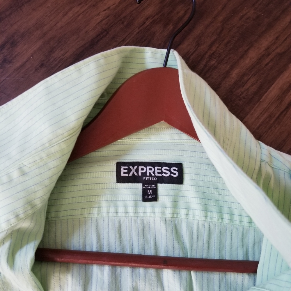 Express slim button down shirt